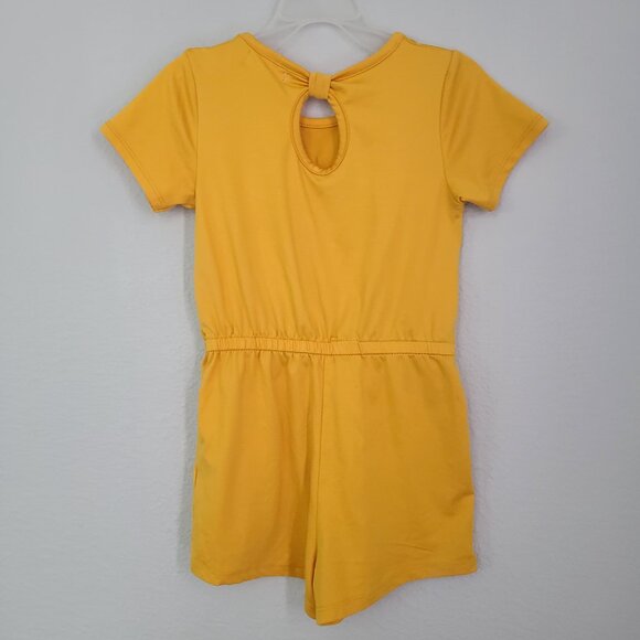 🏷 3/$15 or 5/$20 Btween girls Yellow Unicorn Romper with Floral Crown - Size 5 - Picture 3 of 9